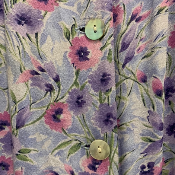 Violet crepe maxi dress - Picture 4 of 5